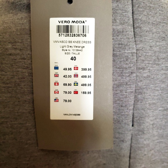 Vera Moda Knee Length Dress - Picture 6 of 6